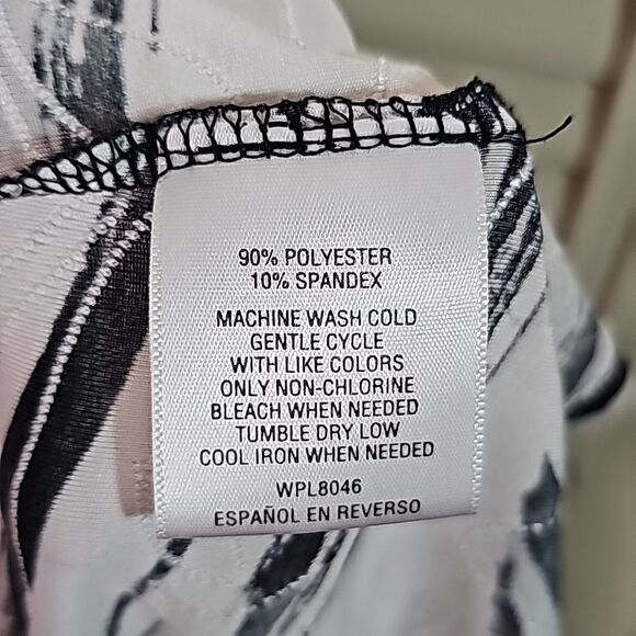 Blouse Scoop Neck 3/4 sleeved Silky Feel Beige Black Gray Size XL by JM Collecti - Picture 4 of 4